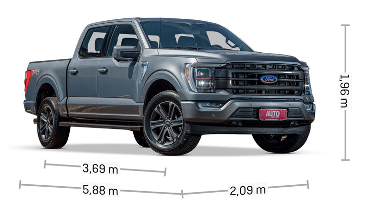 Ford F-150 - dimensões