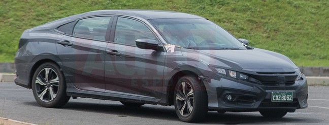 Flagra do novo Honda Civic