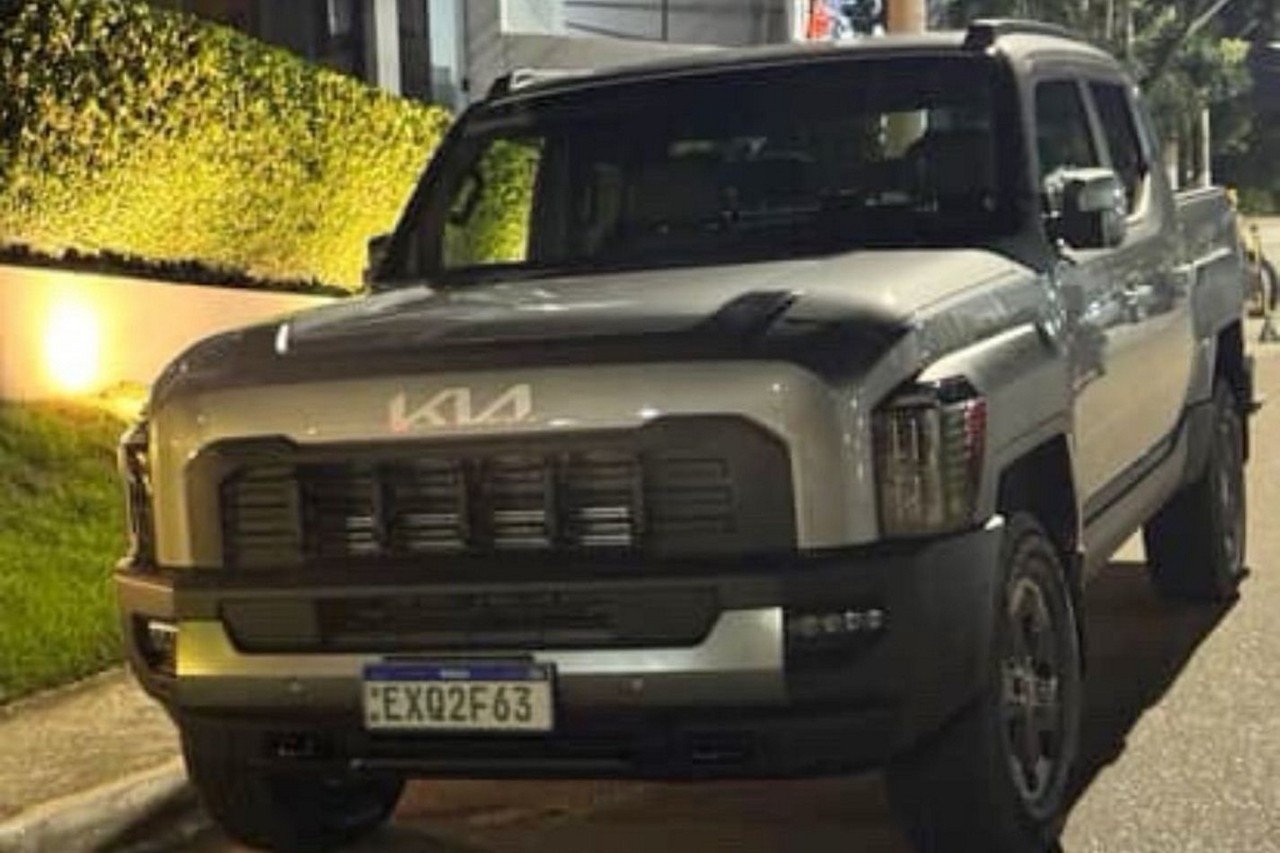 Kia Tasman chega ao Brasil para testes; veja quando pode chegar