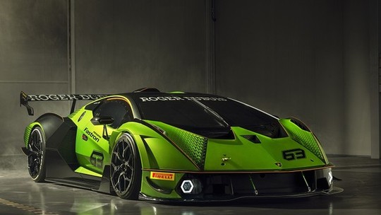 Lamborghini Essenza SCV12 só pode andar na pista, mas donos vão monitorar o supercarro pelo celular 24 horas por dia