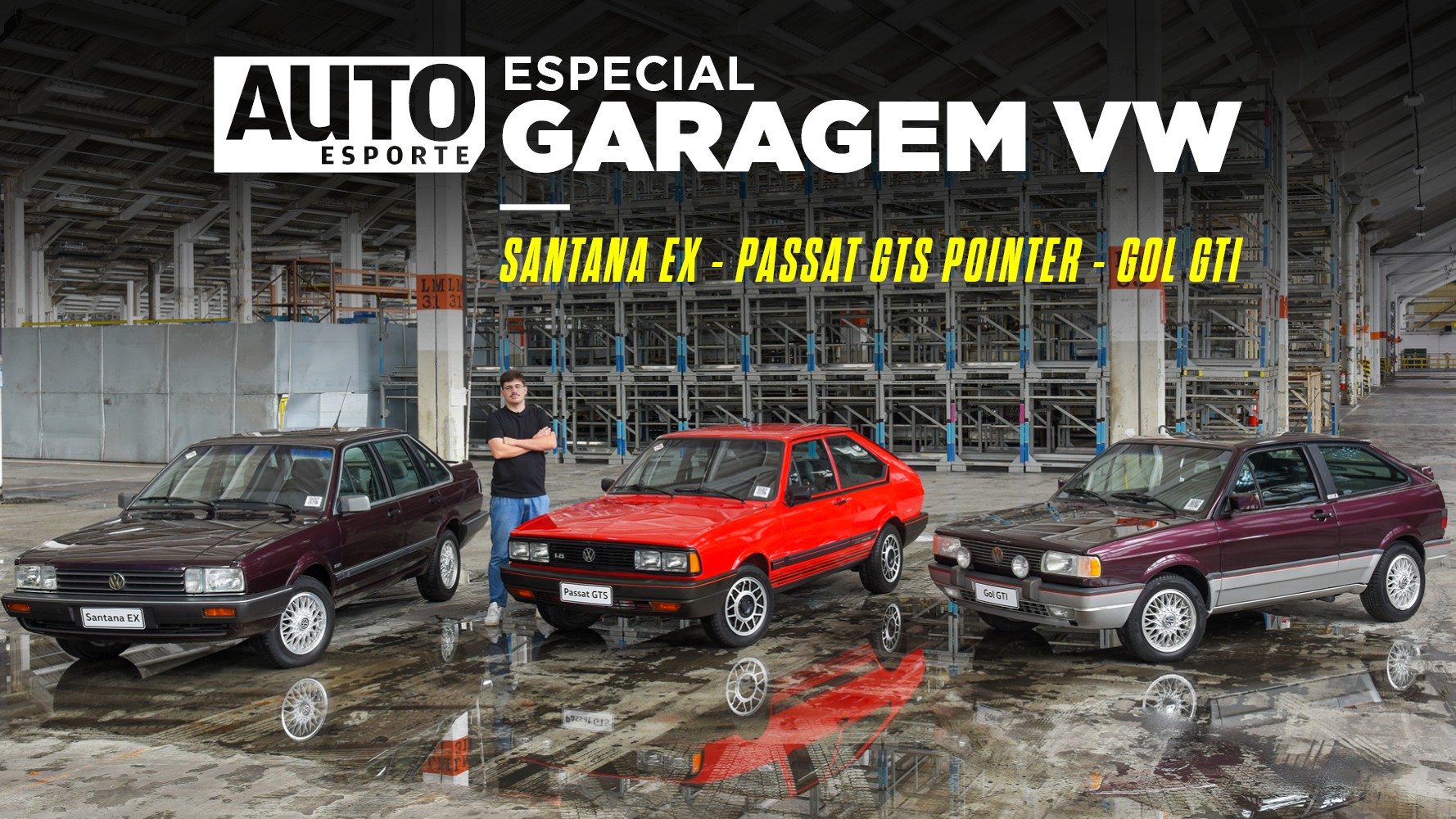 Vídeo: Gol GTi, Passat GTS Pointer e Santana EX: conheça os clássicos da Garagem VW