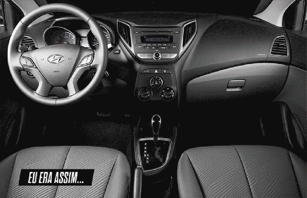 Hyundai HB20: O interior era assim... e ficou assim (Foto: Auto News Brasil) — Foto: Auto Esporte
