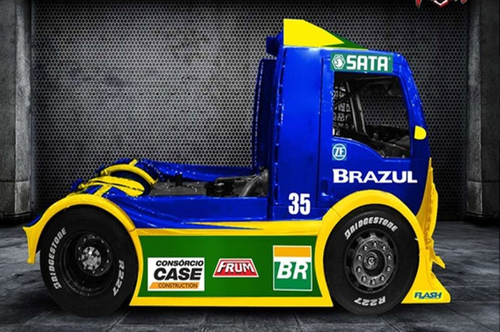 F-Truck verde e amarela (Foto: Divulgação) — Foto: Auto Esporte