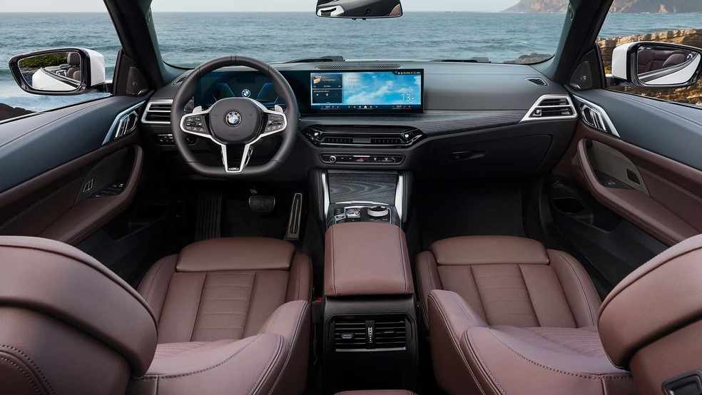 Interior tem componentes de outros carros da BMW — Foto: Divulgação