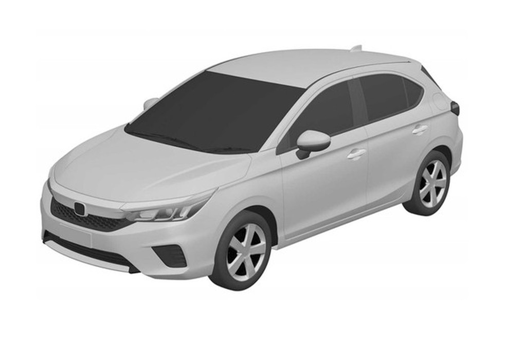 Honda City hatch já foi registrado no Brasil (Foto: Divulgação) — Foto: Auto Esporte