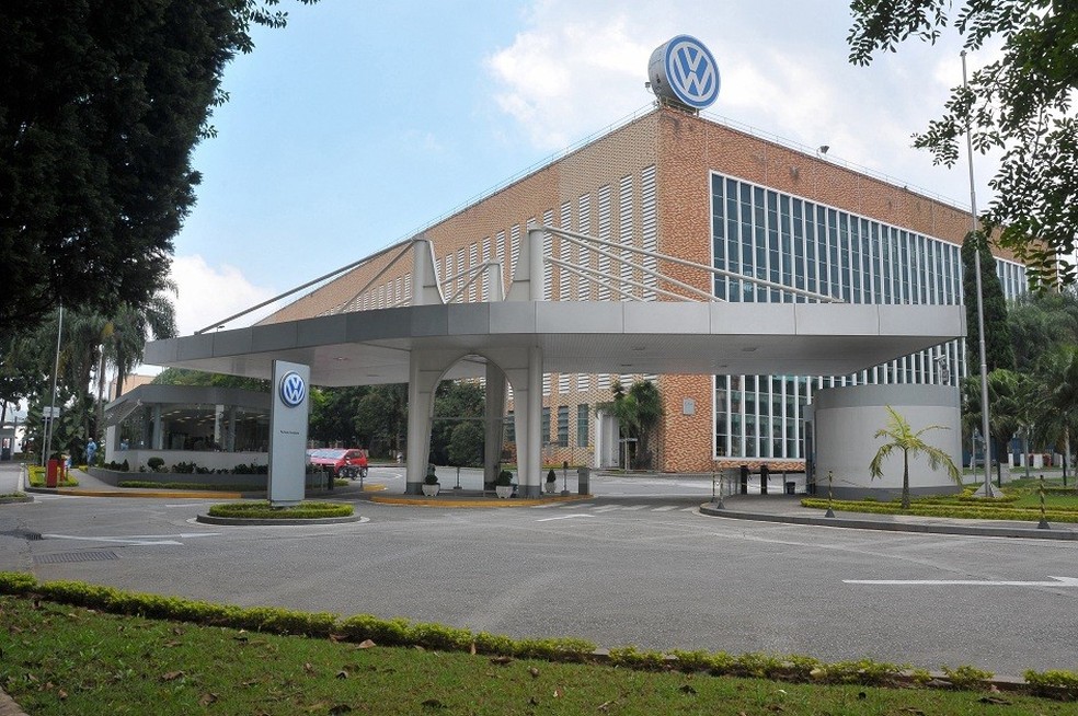 Fachada da fábrica Anchieta da Volkswagen, ABC (Foto: Divulgação) — Foto: Auto Esporte