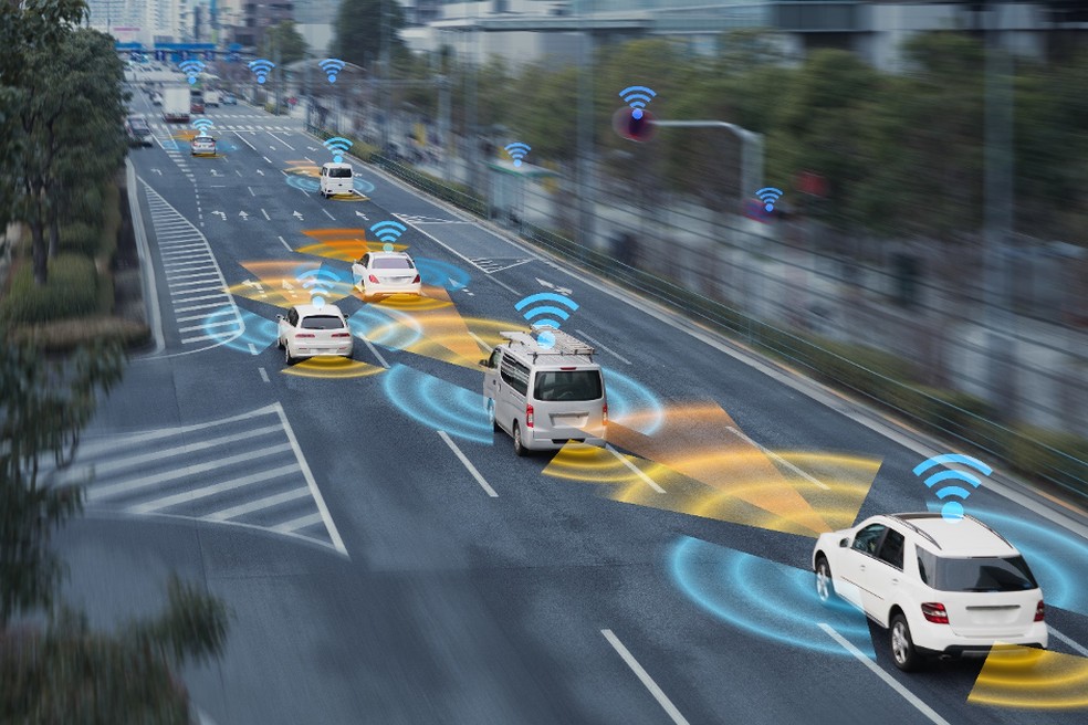 Especialistas apontam pontos vulneráveis no casamento entre carros e tecnologia 5G — Foto: Divulgação 