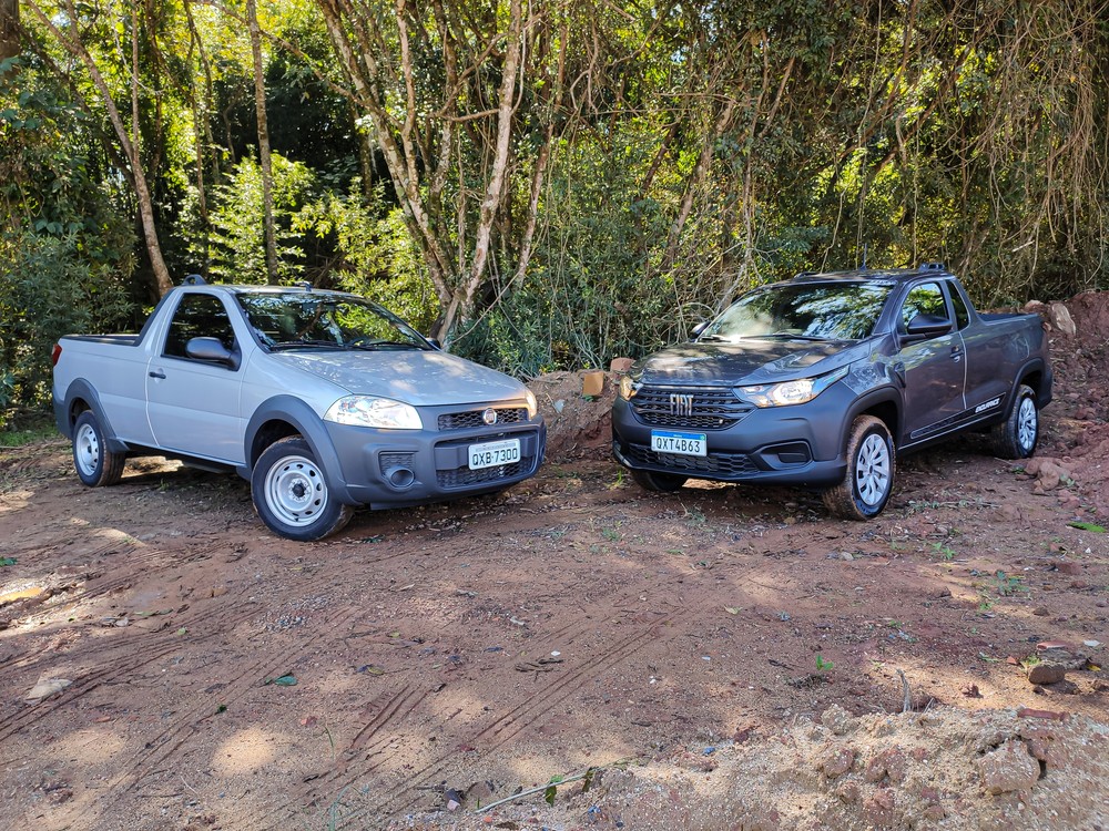 Nova Fiat Strada Endurance x Fiat Strada Hard Working comparativo
