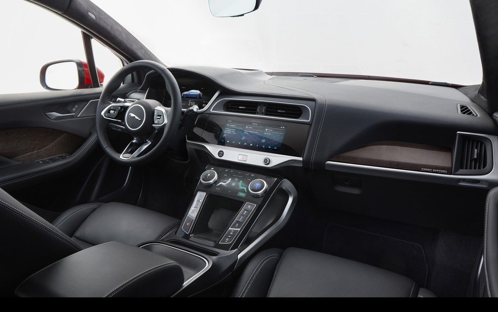 Interior do Jaguar I-Pace — Foto: Divulgação