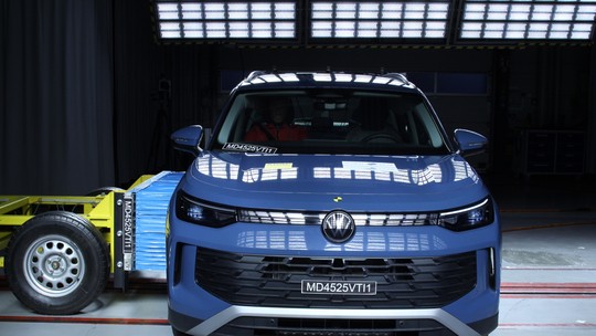 Novo Volkswagen Tiguan recebe nota máxima em teste de segurança