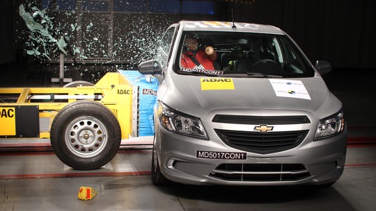 Só 2 dos 6 carros que tiveram notas baixas em segurança receberam melhorias
