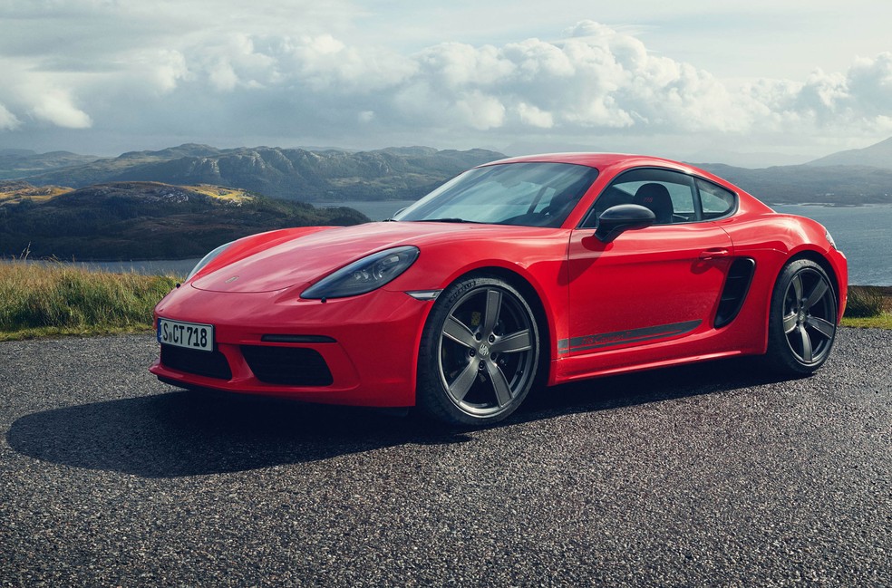 Porsche 718 Cayman T — Foto: Divulgação/Porsche
