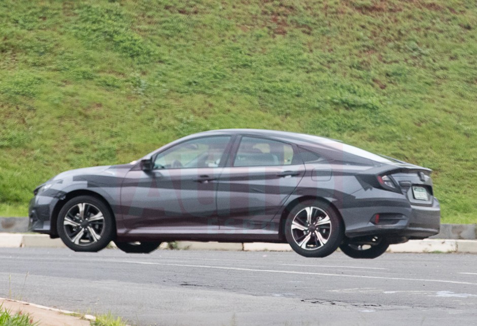 Flagra do novo Honda Civic