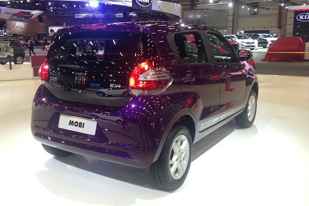 Fiat Mobi Drive no Salão do Automóvel 2016 (Foto: Julio Cabral/Auto News Brasil) — Foto: Auto Esporte