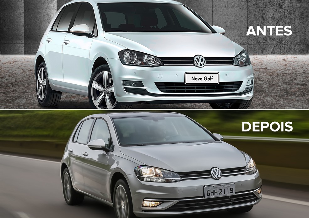 Volkswagen Golf passa por mudanças na linha 2018 — Foto: Divulgação