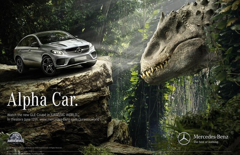 Jurassic World - Mercedes-Bens (Foto: Divulgação) — Foto: Auto Esporte