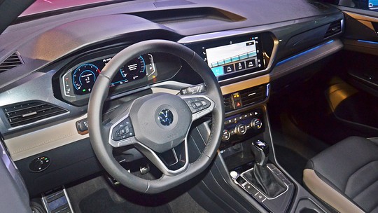 Interior do VW Taos: veja os detalhes da versão topo de linha Highline