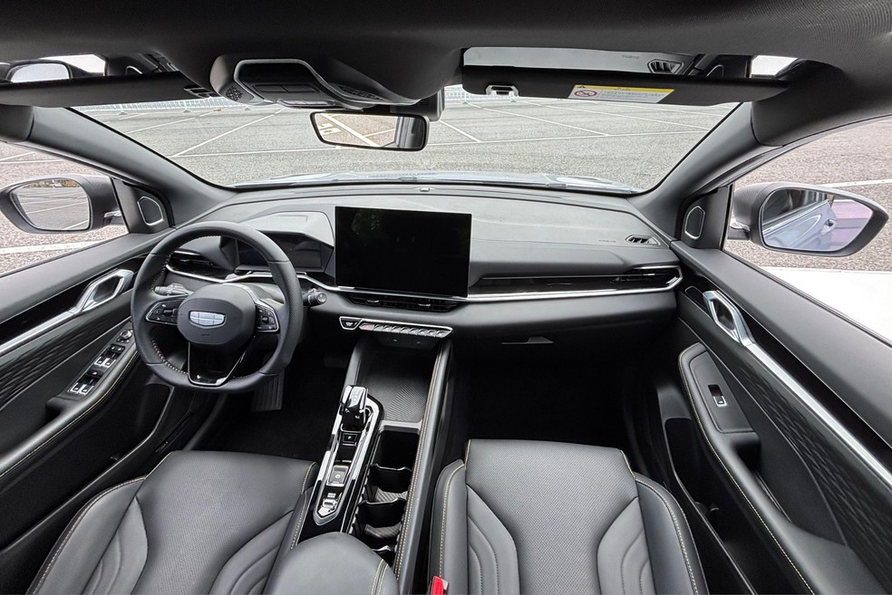 Geely Coolray tem bom acabamento interno  — Foto: Marlos Ney Vidal/Auto News Brasil