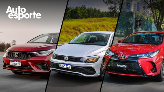 Honda City 2025: como é o hatch comparado a Toyota Yaris e Volkswagen Polo