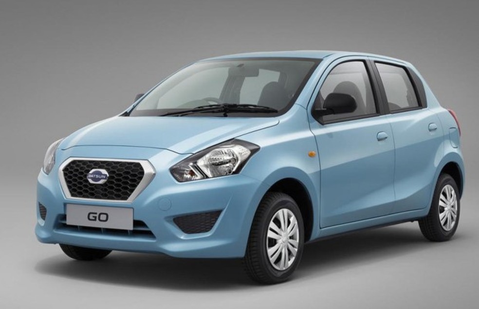 Nissan relança a tradicional marca Datsun com o modelo compacto GO (Foto: Divulgação) — Foto: Auto Esporte