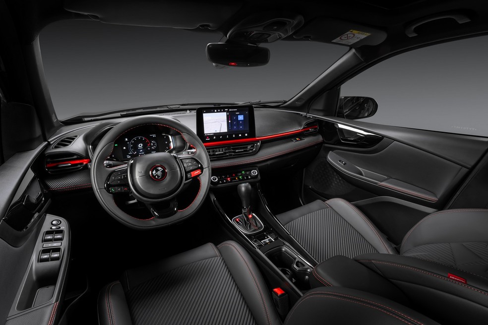 Fiat Pulse Abarth 2026 ainda é dono de acabamento que deixa a desejar — Foto: Divulgação