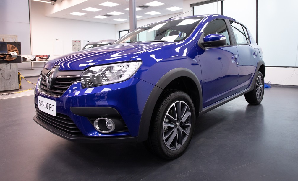 Renault Sandero 2020 ganha retoques na dianteira — Foto: Celso Tavares/G1