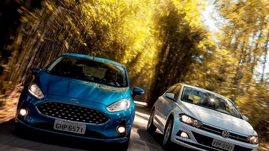 Comparativo: novo Volkswagen Polo encara Ford Fiesta reestilizado