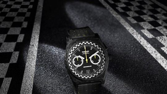 Relógio limitado a 133 unidades tem pulseira de pneus reciclados e pode ser seu por R$ 16 mil