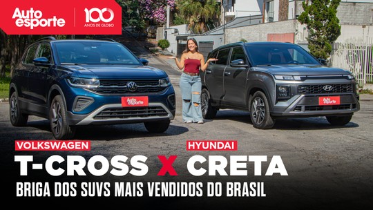 Vídeo: Hyundai Creta ou Volkswagen T-Cross, qual é o melhor SUV 1.0 turbo?