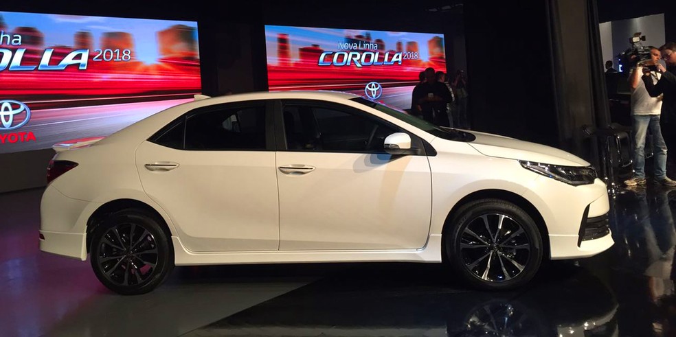 Apresentação do Toyota Corolla XRS 2018, em São Paulo — Foto: Luciana de Oliveira / G1