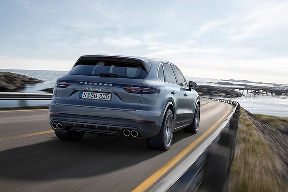 Novo Porsche Cayenne (Foto: Divulgação) — Foto: Auto Esporte