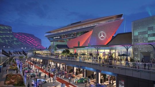 Mercedes-Benz terá parque de diversões gigante em novo circuito da F1