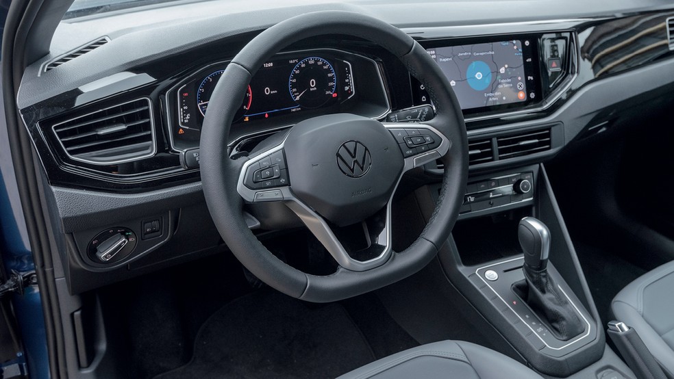 Acabamento do Volkswagen é mais refinado — Foto: Bruno Guerreiro