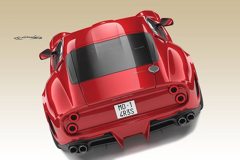 A agência fiscalizadora de patente europeia já havia dado caso favorável à Ferrari em uma situação envolvendo o 250 GTO (Foto: Autoevolution) — Foto: Auto Esporte