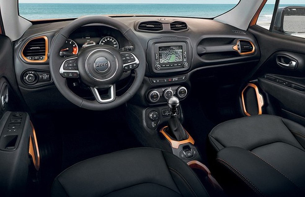 Interior do Jeep Renegade Opening Edition (Foto: Reprodução) — Foto: Auto Esporte