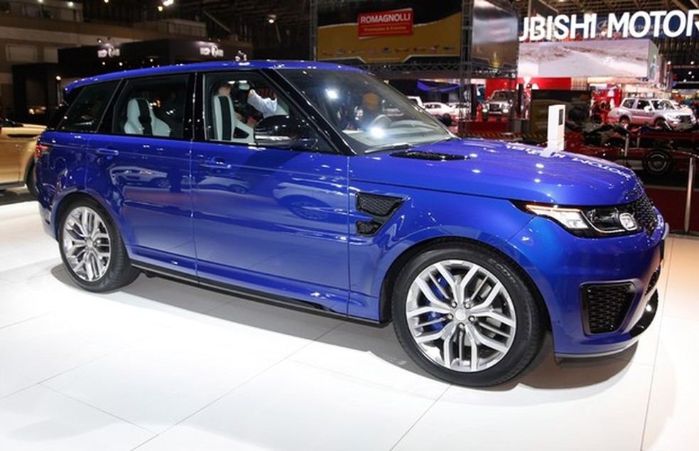 Land Rover Rang Rover SRV no Salão do Automóvel 2014 (Foto: Fabio Aro/Auto News Brasil) — Foto: Auto Esporte