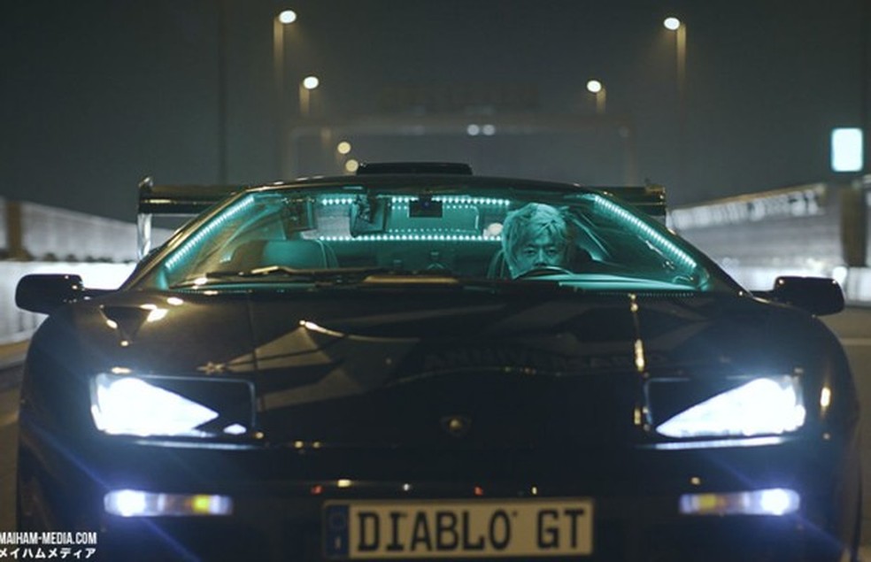 Documentário mostra as Lamborghinis modificadas da máfia japonesa (Foto: Reprodução/Luke Huxham ) — Foto: Auto Esporte