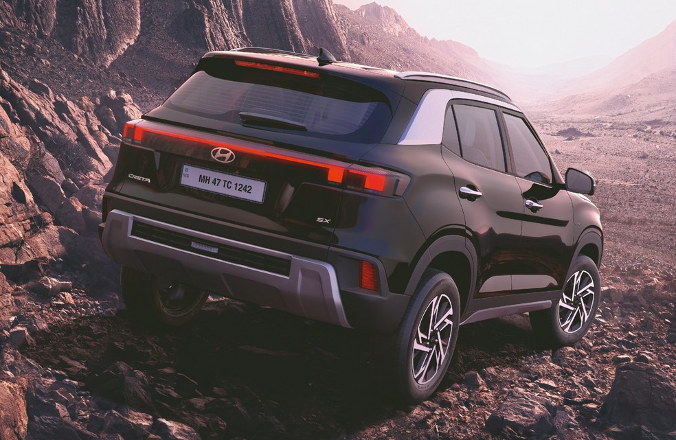 Novo Hyundai Creta tem uma traseira com desenho bem diferente  — Foto: Divulgação