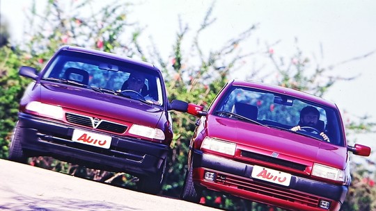 Teste Comparativo de 1995: Chevrolet Astra encara o Fiat Tipo em duelo de hatches 2.0
