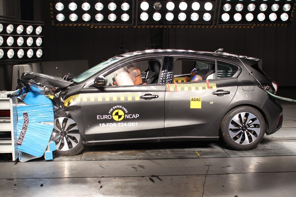 Ford Focus no EuroNcap (Foto: Divulgação) — Foto: Auto Esporte