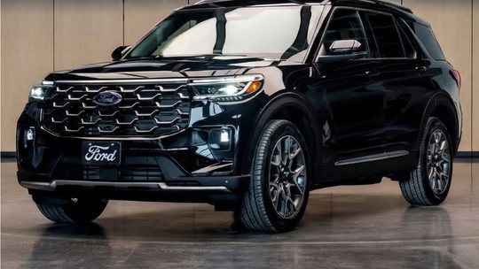 Papa Leão XIV ganha Explorer V6 híbrido de 318 cv de presente da Ford