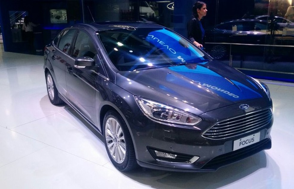 Ford Focus 2016 no Salão de Buenos Aires (Foto: Alexandre Izo / Auto News Brasil) — Foto: Auto Esporte