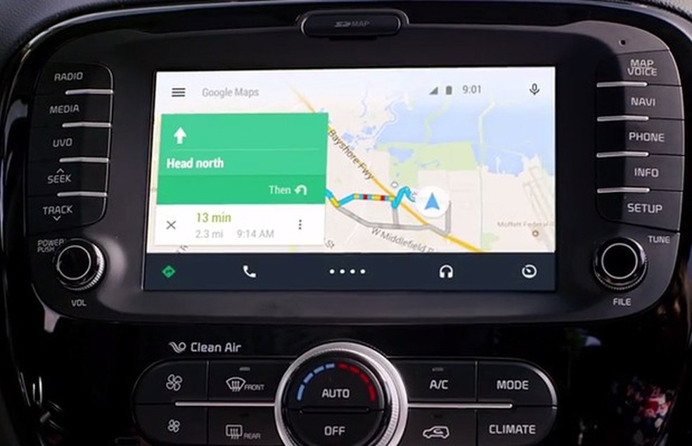 Android Auto (Foto: Reprodução) — Foto: Auto Esporte