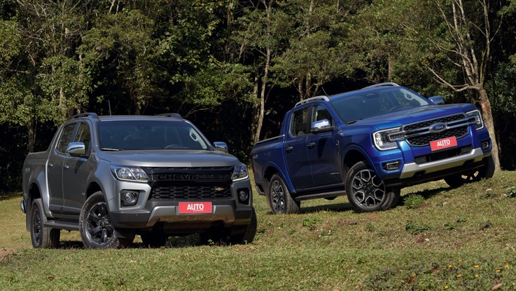Comparativo - Chevrolet S10 High Country e Ford Ranger Limited