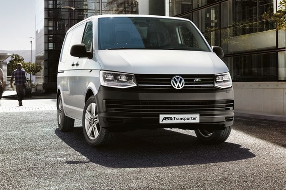 VW Transporter atual ganhou uma versão elétrica (Foto: Divulgação) — Foto: Auto Esporte