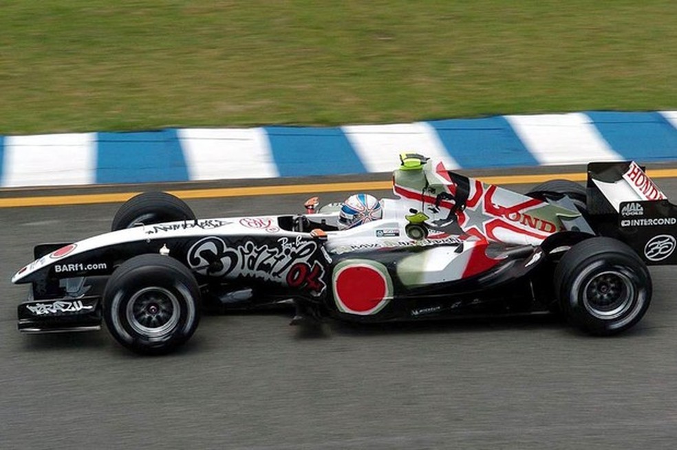 BAR nos treinos livres para o GP do Brasil de 2004 (Foto: Divulgação) — Foto: Auto Esporte