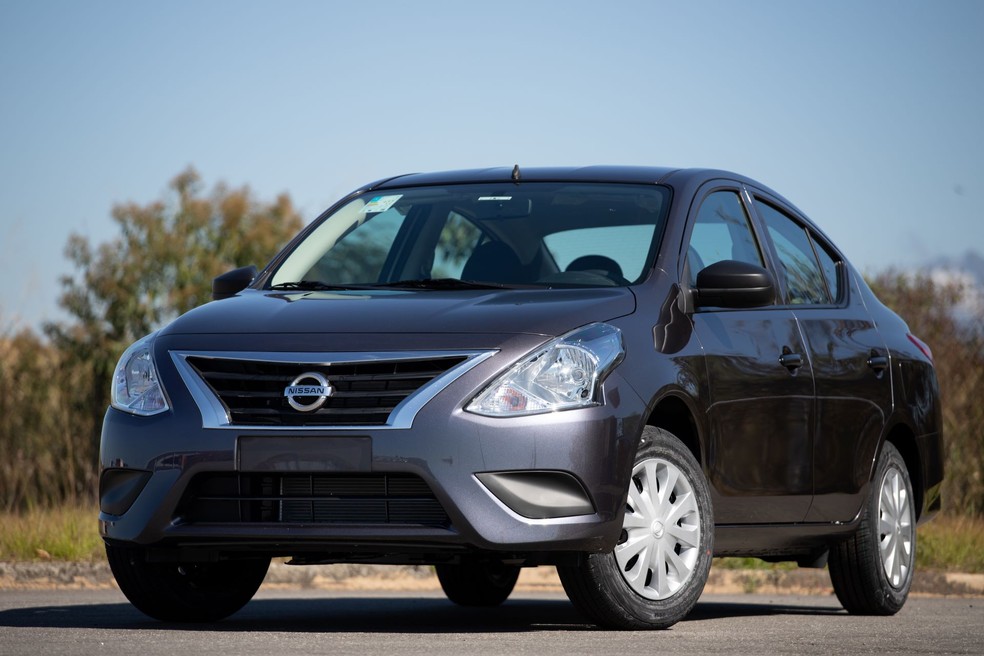 Nissan Versa após reestilização, em fevereiro de 2015 — Foto: Divulgação