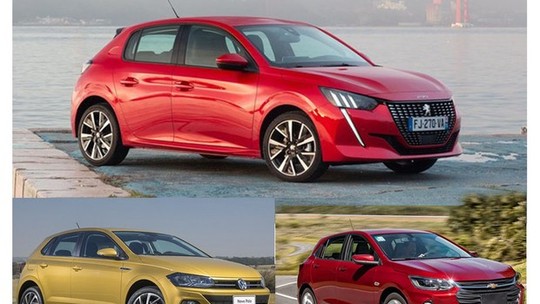 Comparativo: como o novo Peugeot 208 fica diante de Polo e Onix