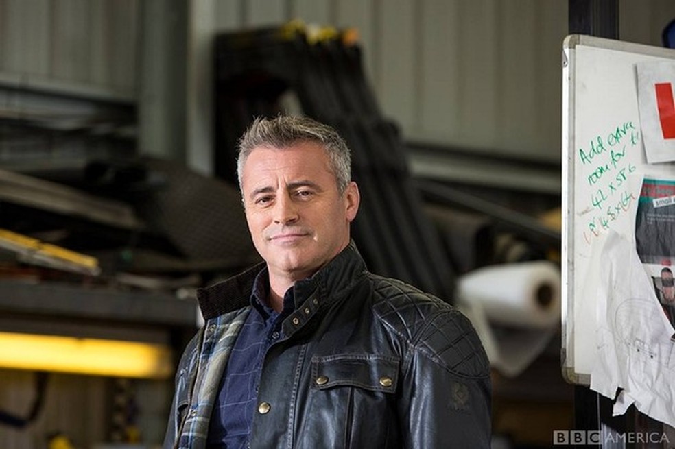Matt Le Blanc, ator interpretava Joey no seriado Friends; Hoje, apresentador do programa Top Gear (Foto: Reprodução/Facebook) — Foto: Auto Esporte