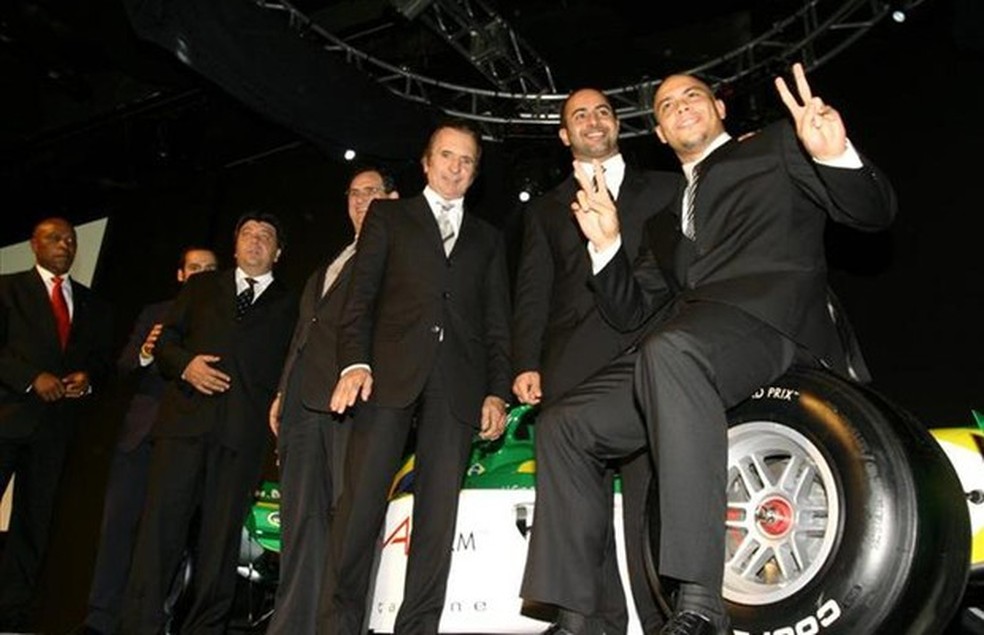 Parceria de Ronaldo e Fittipaldi (Foto: Reprodução) — Foto: Auto Esporte
